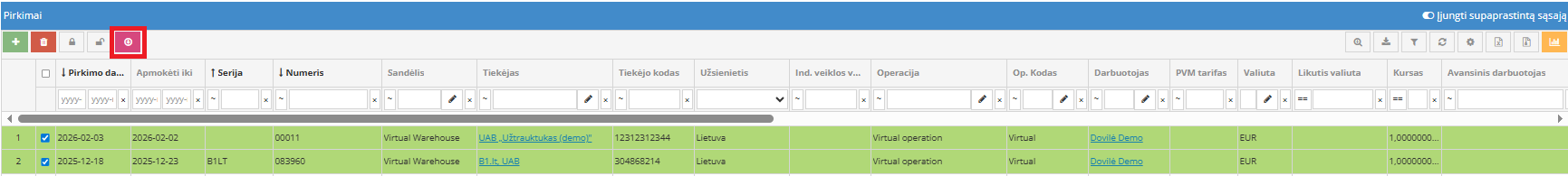 perkelti į pirkimus